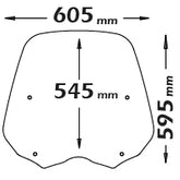 ISOTTA cupolino di ricambio fumé chiaro sh 125i-150i 2005>2008